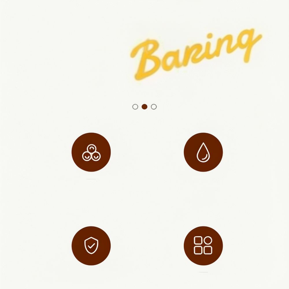 Kitchen Roller Baking - 家庭用製菓道具、PP製の麺棒、ペイストリー、ピザ、餃子の皮作りに最適。お手入れも簡単。