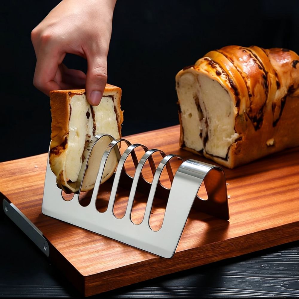 耐久性に優れたステンレス製パンスタンド。トーストを挟んで冷や - Kitchen Baking Rack のレビューと価格