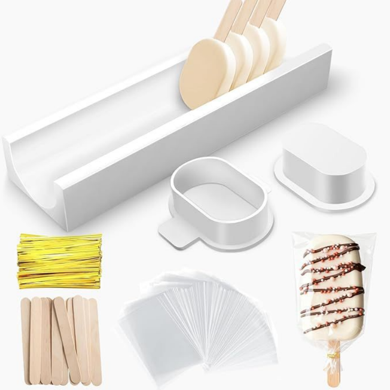 ケーキポップ型セット（トレイ付き）ノンスティック再利用可能ケ - Baking Kitchen Set のレビューと価格