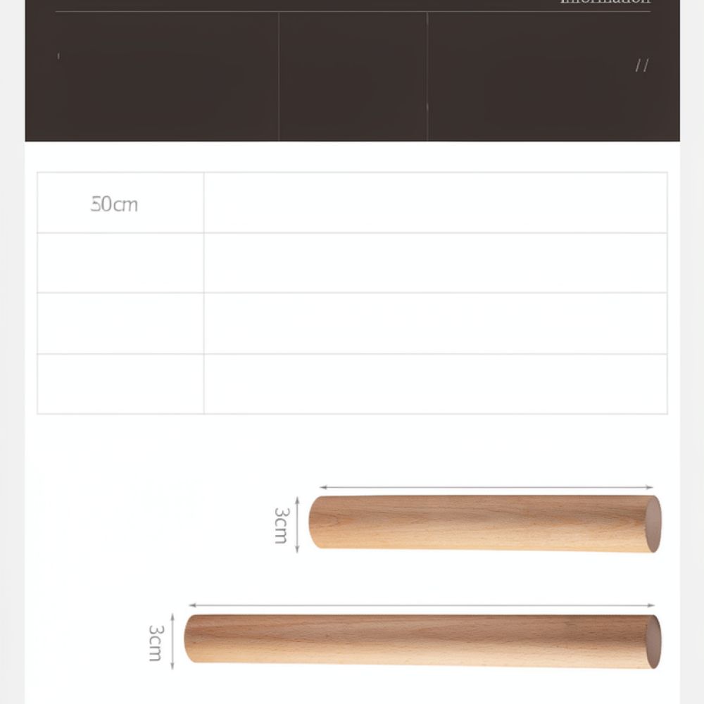 キッチン用、ベーキング用、木製の麺棒、こびりつき防止加工、ピ - Kitchen Roller Baking のレビューと価格