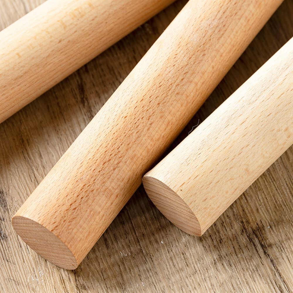 キッチン用、ベーキング用、木製の麺棒、こびりつき防止加工、ピ - Kitchen Roller Baking のレビューと価格