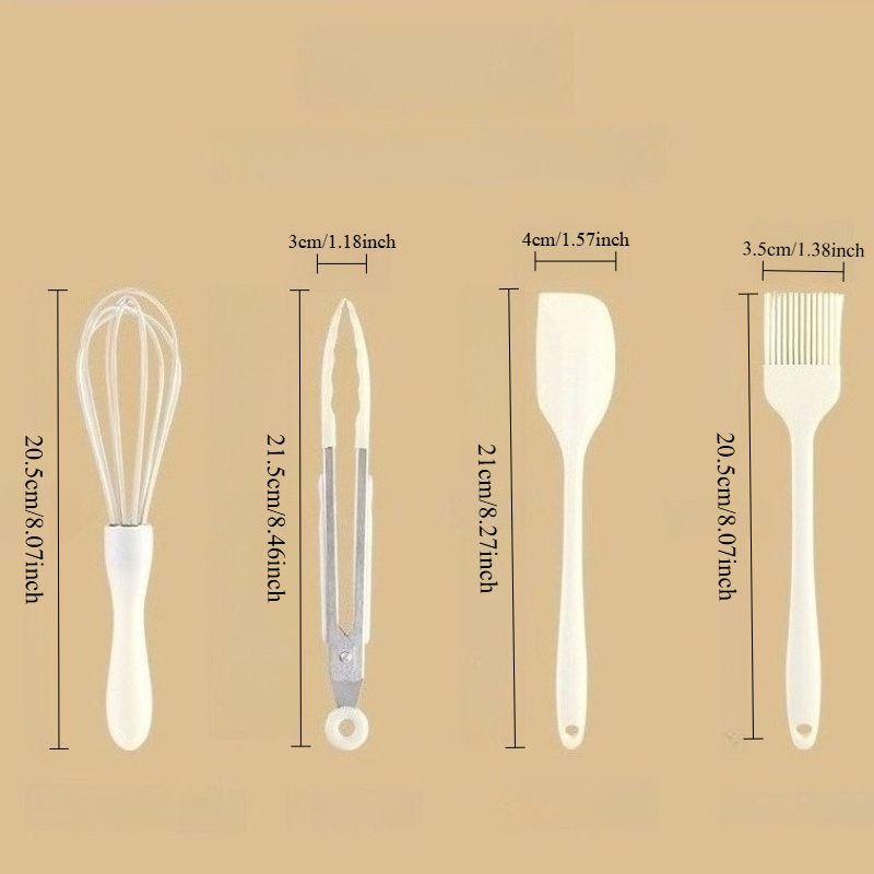 3/4 個ベーキングセット食品グレードのシリコーン耐熱クリー - Baking Kitchen Set のレビューと価格