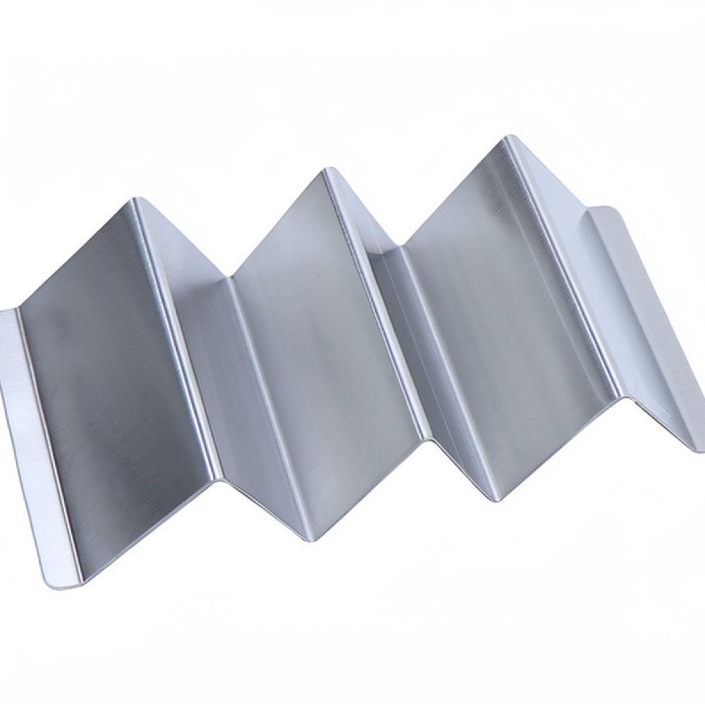 モダンなステンレス製タコスタンド。W字型のトルティーヤホルダ - Kitchen Baking Rack のレビューと価格